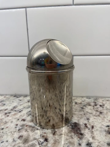 Antique Mid-Century Modern Silver Ashtrays thumbnail