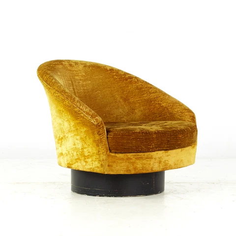 Antique Mid-Century Modern Swivel Chairs thumbnail