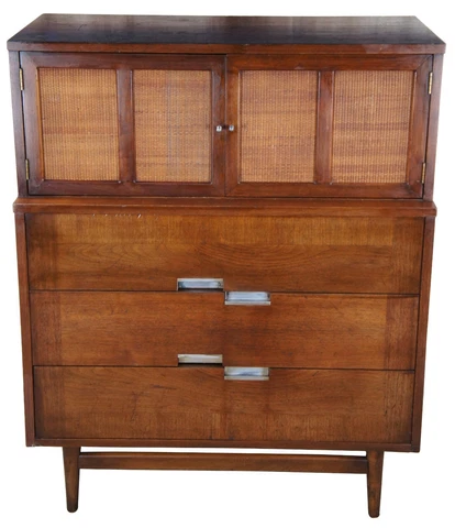 Antique Mid-Century Modernism Chest Of Drawers thumbnail