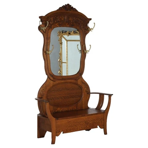 Antique Mirrored Chairs thumbnail