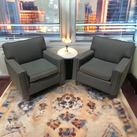 Antique Modern Club Chairs thumbnail
