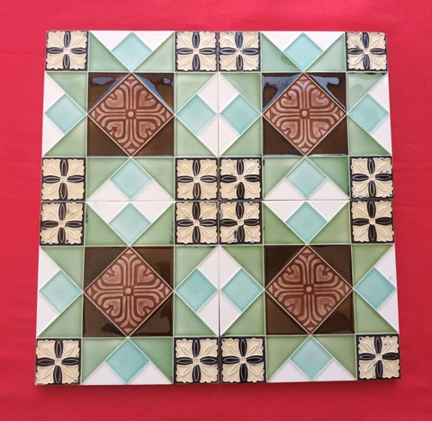 Antique Multi-Color Art Tiles thumbnail