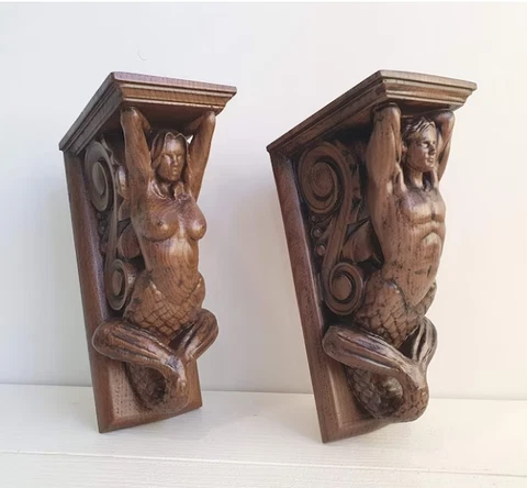 Antique Multi-Color Corbels thumbnail