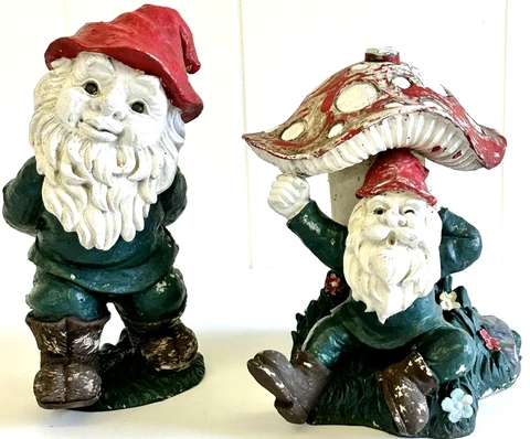 Antique Multi-Color Garden Statues thumbnail