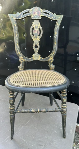 Antique Multicolor Accent Chairs thumbnail