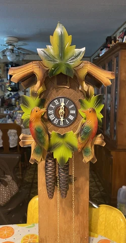 Antique Multicolor Cuckoo Clocks thumbnail