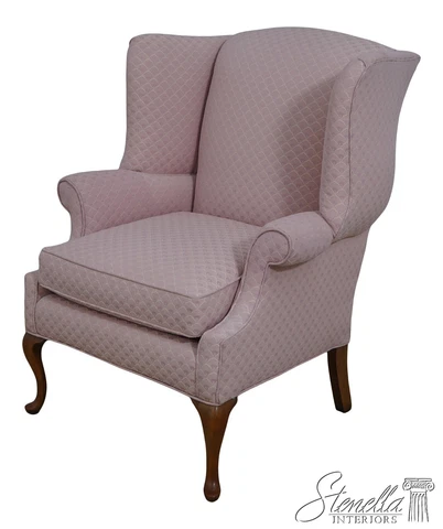 Antique Multicolor Wingback Chairs thumbnail