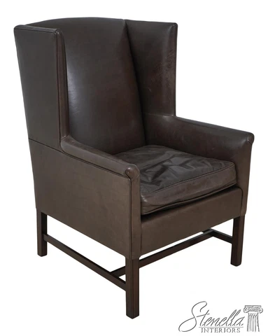 Antique Multicolor Wingback Chairs thumbnail