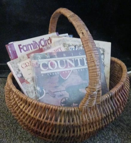 Antique Natural Magazine Baskets thumbnail