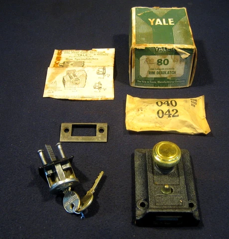 Antique New Old Stock Rim Locks thumbnail