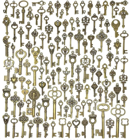 Antique New Old Stock Skeleton Keys thumbnail