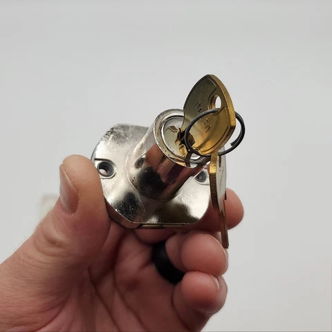 Antique Nickel Cabinet Locks thumbnail