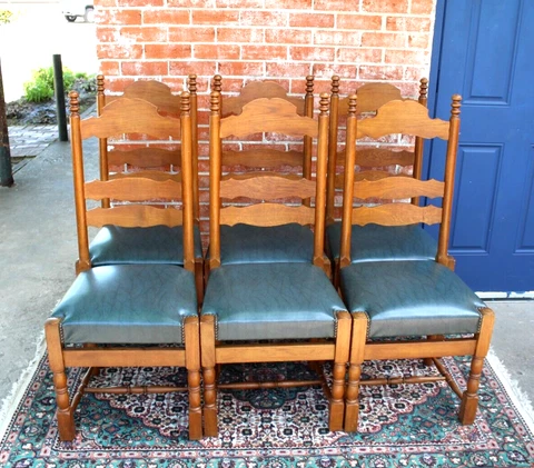 Antique Oak Chair Sets thumbnail
