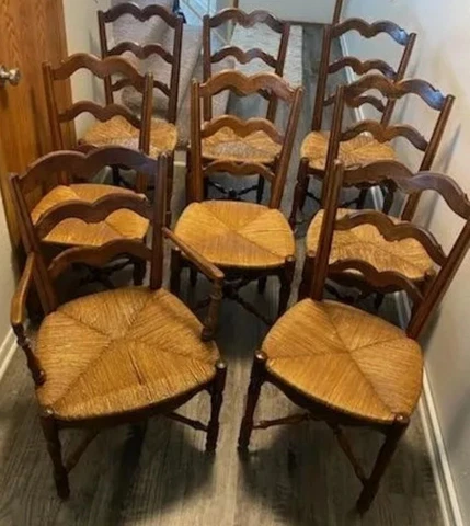 Antique Oak Chair Sets thumbnail