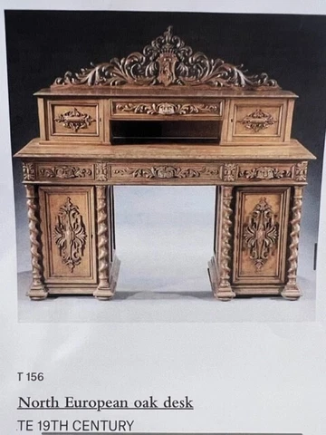 Antique Oak Console Tables thumbnail