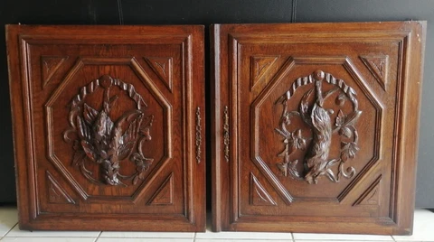 Antique Oak Double Doors thumbnail