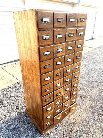Antique Oak Drawer Cabinets thumbnail
