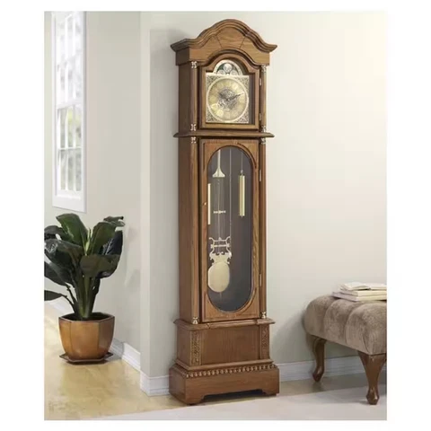 Antique Oak Grandfather Clocks thumbnail