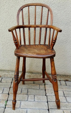 Antique Oak High Chairs thumbnail