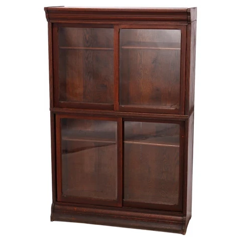 Antique Oak Stacking Bookcases thumbnail
