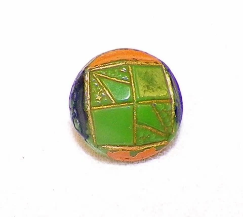 Antique Orange Sewing Shank Buttons thumbnail