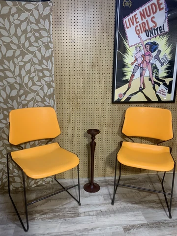 Antique Orange Side Chairs thumbnail
