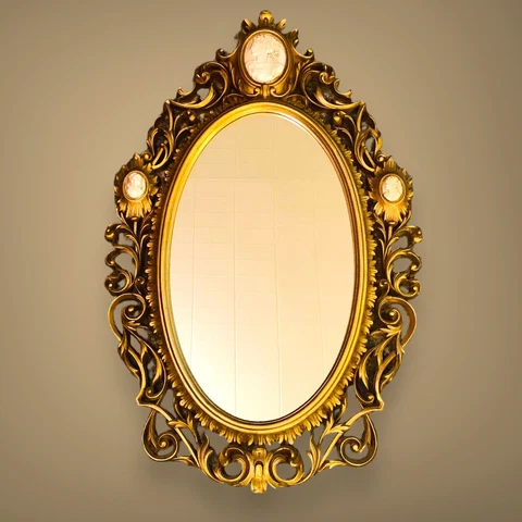 Antique Oval Accent Mirrors thumbnail
