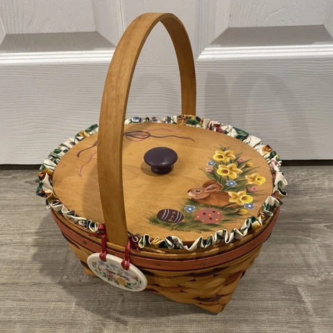 Antique Painted Basket Liners thumbnail