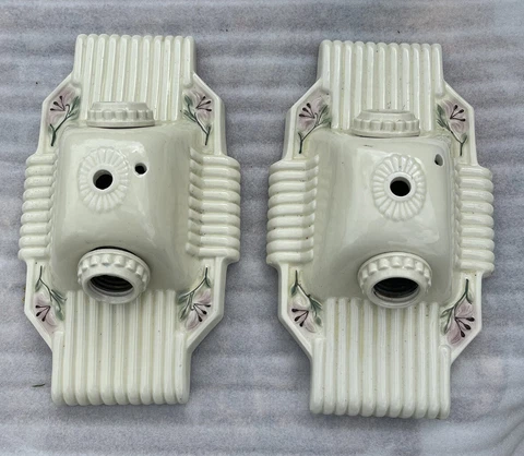 Antique Pair Flush Mounts thumbnail