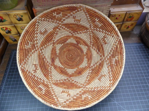Antique Patterned Storage Baskets thumbnail