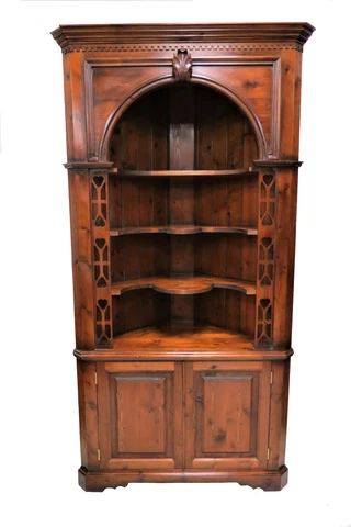 Antique Pine Corner Cabinets thumbnail
