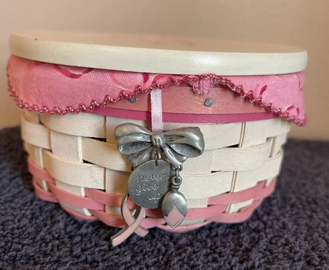 Antique Pink Basket Liners thumbnail