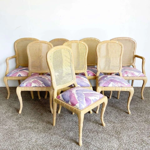 Antique Pink Dining Chairs thumbnail