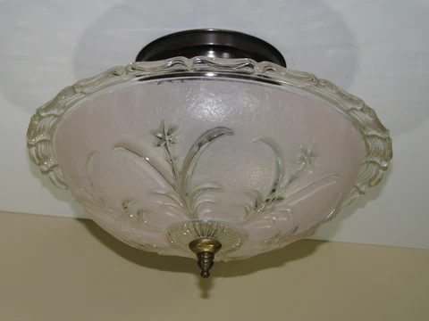 Antique Pink Flush Mounts thumbnail