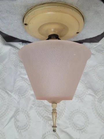Antique Pink Semi-Flush Mounts thumbnail