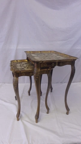 Antique Plastic Nesting Tables thumbnail