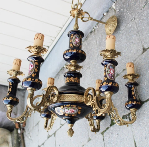 Antique Porcelain Chandeliers thumbnail