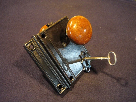 Antique Porcelain Door Locks thumbnail