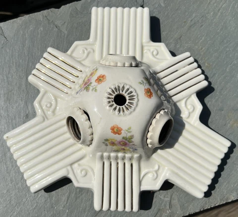 Antique Porcelain Flush Mounts thumbnail