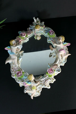 Antique Porcelain Mirrors thumbnail