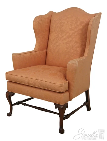Antique Queen Anne Wingback Chairs thumbnail