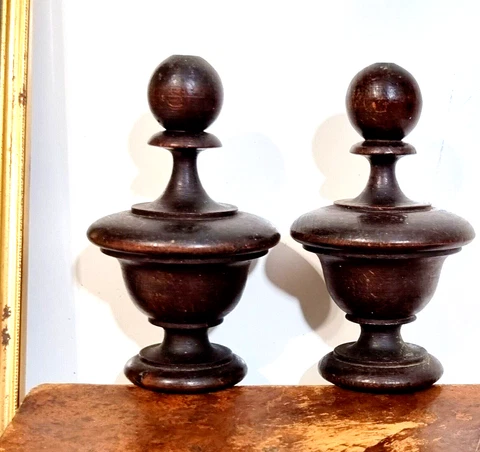 Antique Reclaimed Clock Finials thumbnail