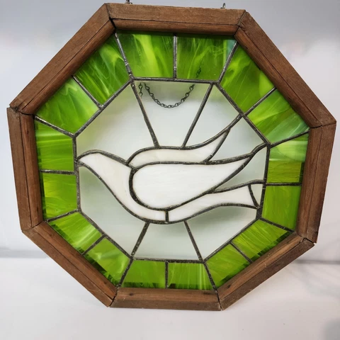 Antique Reclaimed Stained Glass Church Windows thumbnail