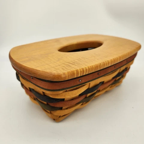 Antique Rectangle Tissue Baskets thumbnail