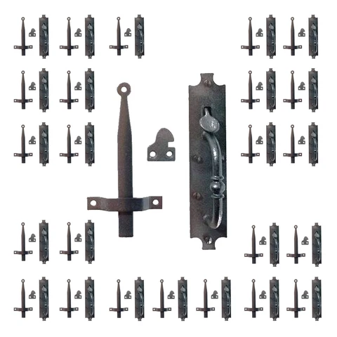 Antique Rectangular Door Latches thumbnail