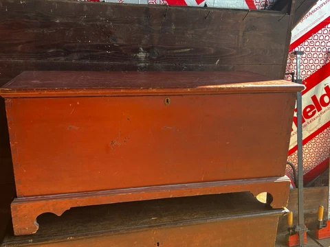 Antique Red Blanket Chests thumbnail