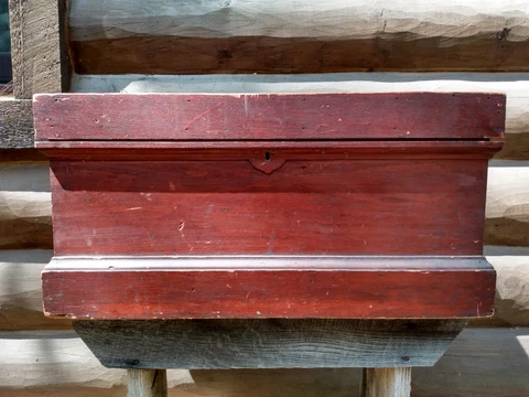 Antique Red Blanket Chests thumbnail
