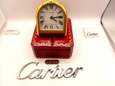 Antique Red Desk Clocks thumbnail