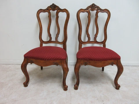 Antique Red Dining Chairs thumbnail