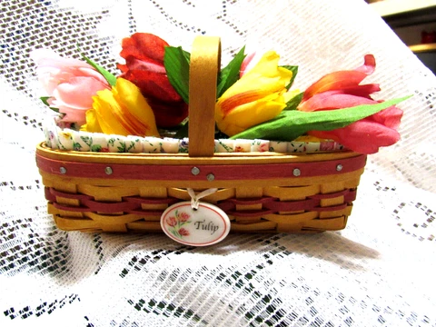 Antique Retired Miniature Baskets thumbnail